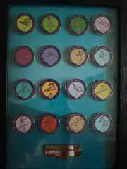 Значки Олимпийские Игры 2026 Италия /официальные - 17 шт./цанга