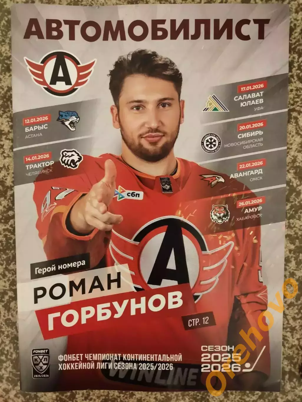 Автомобилист - Салават Юлаев/Сибирь/Авангард/Амур/Барыс/Трактор 2026