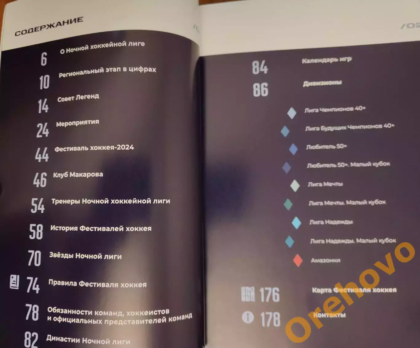 Фестиваль хоккея ночная хоккейная лига финал Сочи 2024 буклет 1