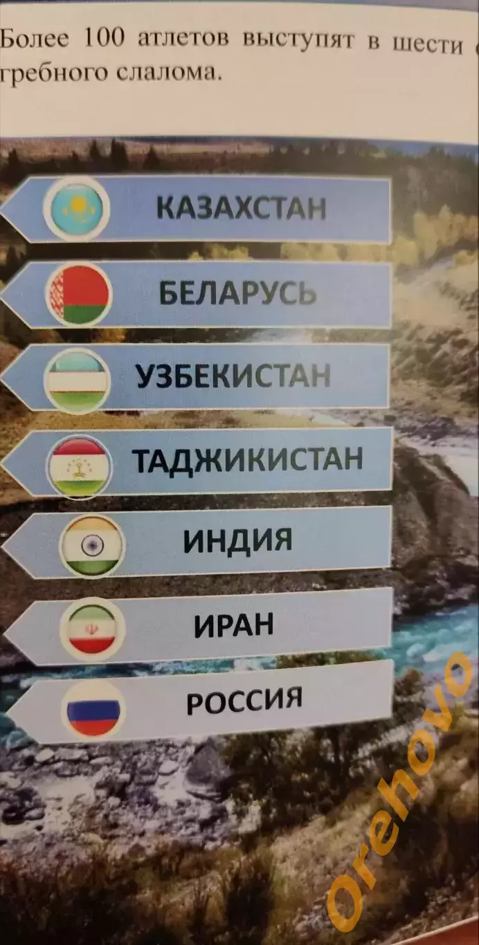 Кубок сильнейших Гребной слалом 24-30.07.2023 Россия/Беларусь/ Казахстан идр 1