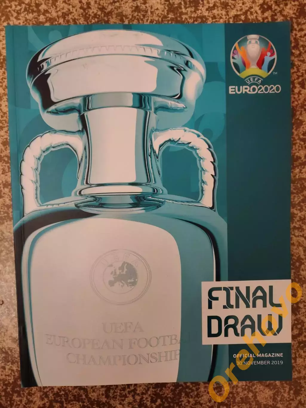 Чемпионат Европы EURO2020 официальный журнал 2019г.