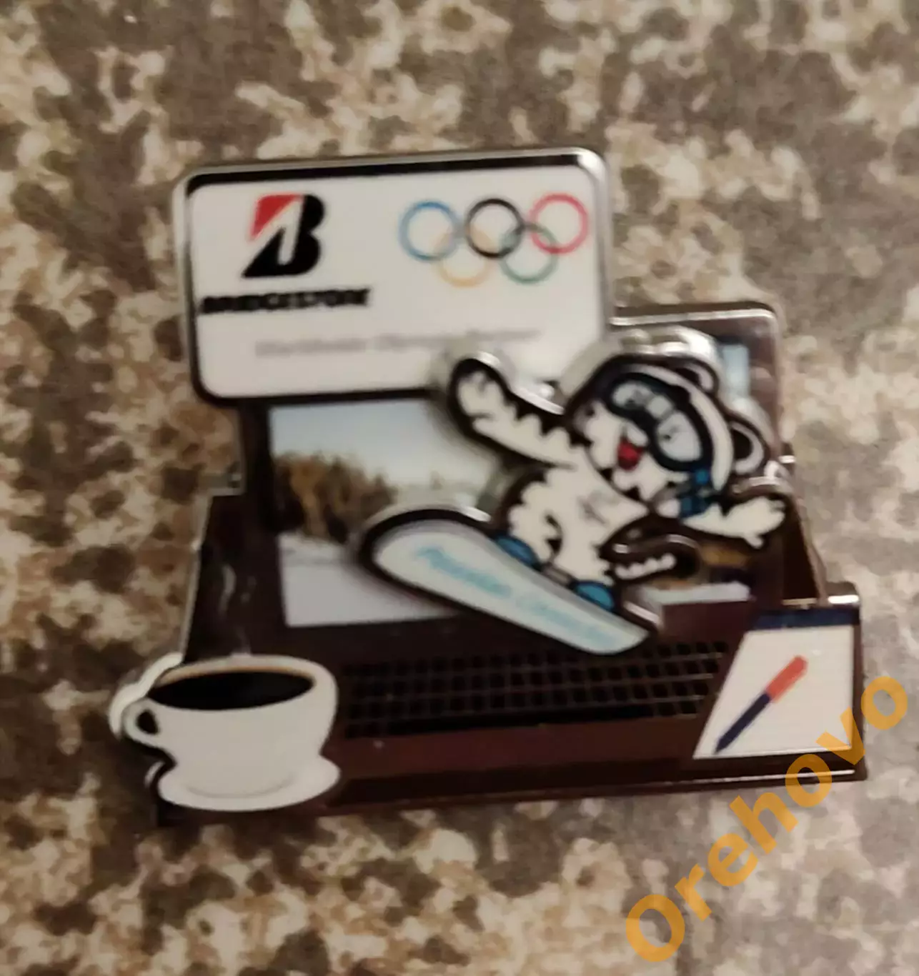 Значок. Олимпийские игры 2020 Токио (спонсорский) цанга