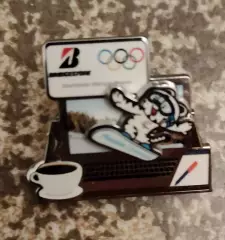 Значок. Олимпийские игры 2020 Токио (спонсорский) цанга