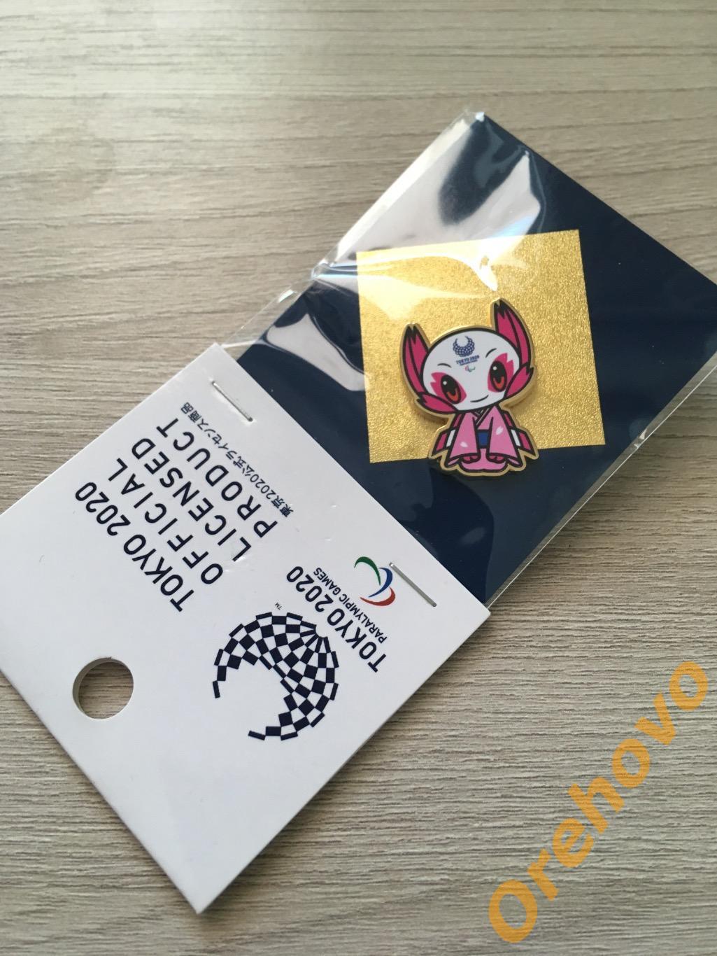 Значок Олимпийские игры 2020 Токио ( официальный, цанга)