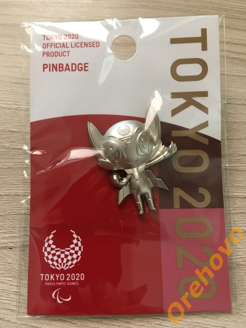 Значок. Олимпийские игры 2020 Токио Япония маскот( официальный/цанга)