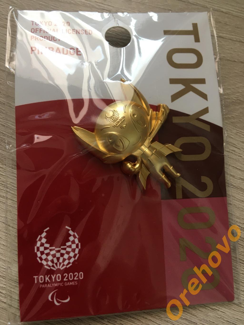 Значок. Олимпийские игры 2020 Токио Япония маскот( официальный/цанга)