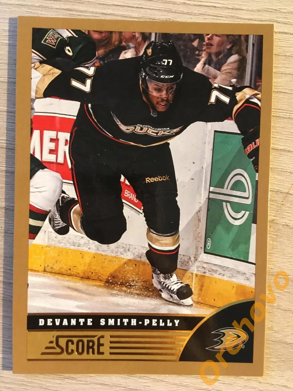 Devante Smith-Pelly Анахайм No. 14 gold 2013-14 Score Panini