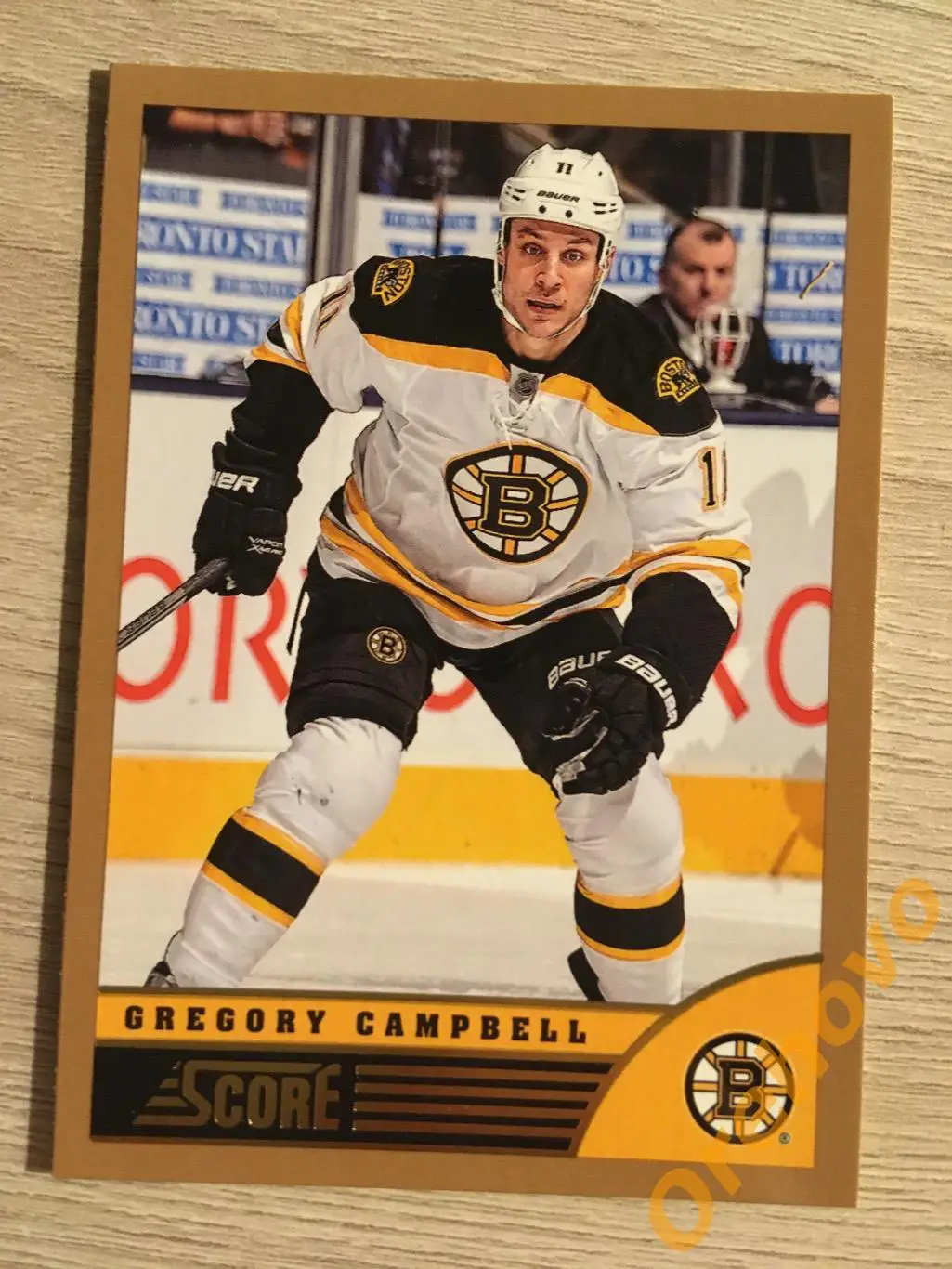 GREGORY CAMPBELL Бостон No. 29 gold 2013-14 Score Paniniл