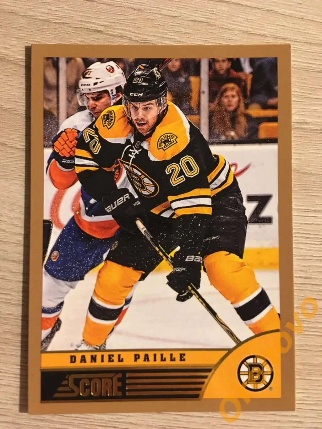 DANIEL PAILLE Бостон No. 34 gold 2013-14 Score Panini