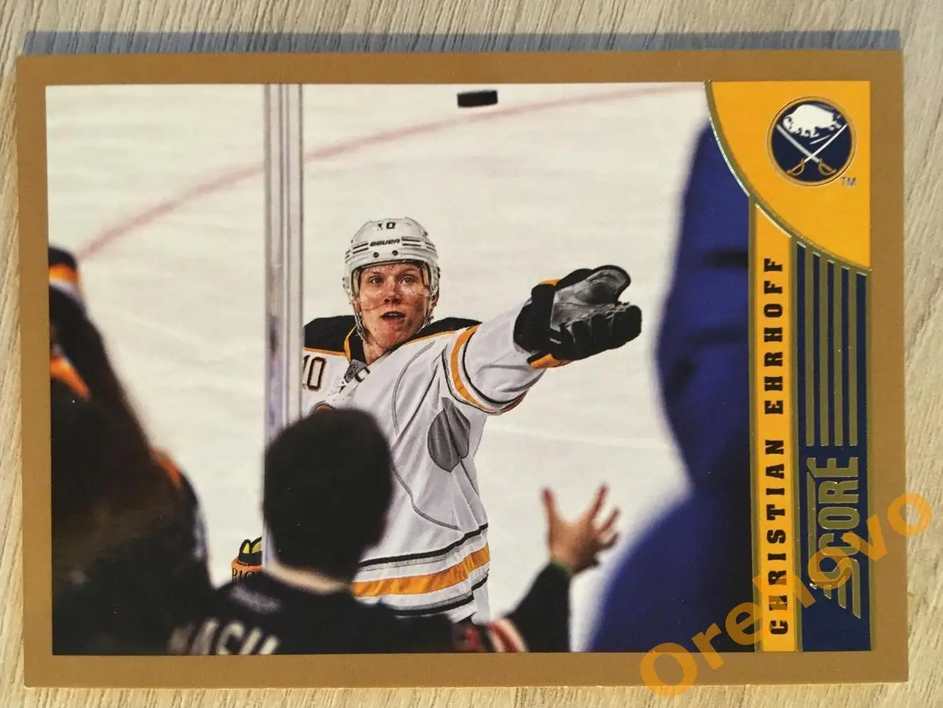 CHRISTIAN EHRHOFF Баффало No. 45 gold 2013-14 Score Panini