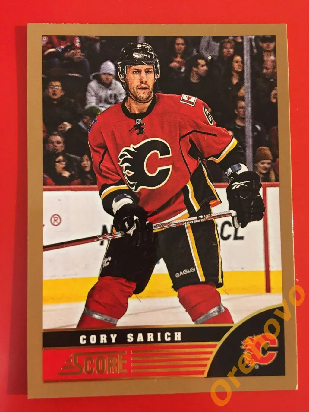 CORY SARICH Калгари No. 69 gold 2013-14 Score Panini