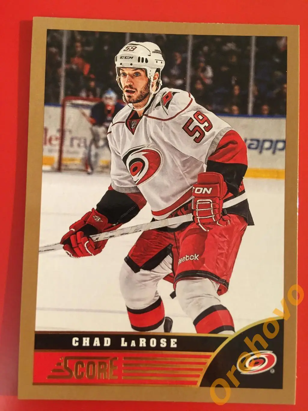 CHAD LaROSE Каролина No. 76 gold 2013-14 Score Panini