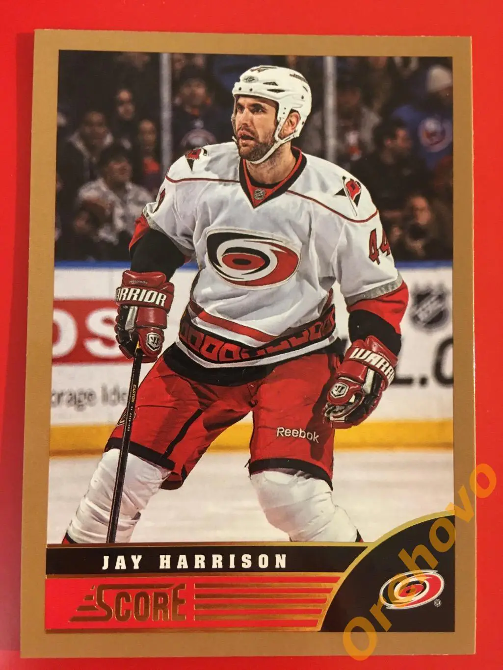 JAY HARRISON Каролина No. 86 gold 2013-14 Score Panini