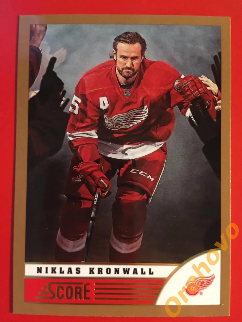 NIKLAS KRONWALL Детройт No. 166 gold 2013-14 Score Panini