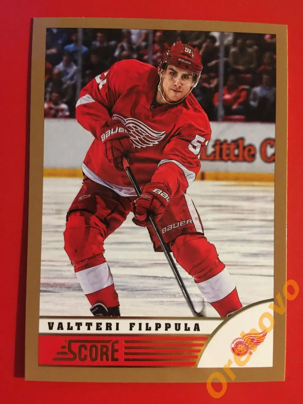 VALTTERI FILPPULA Детройт No. 168 gold 2013-14 Score Panini