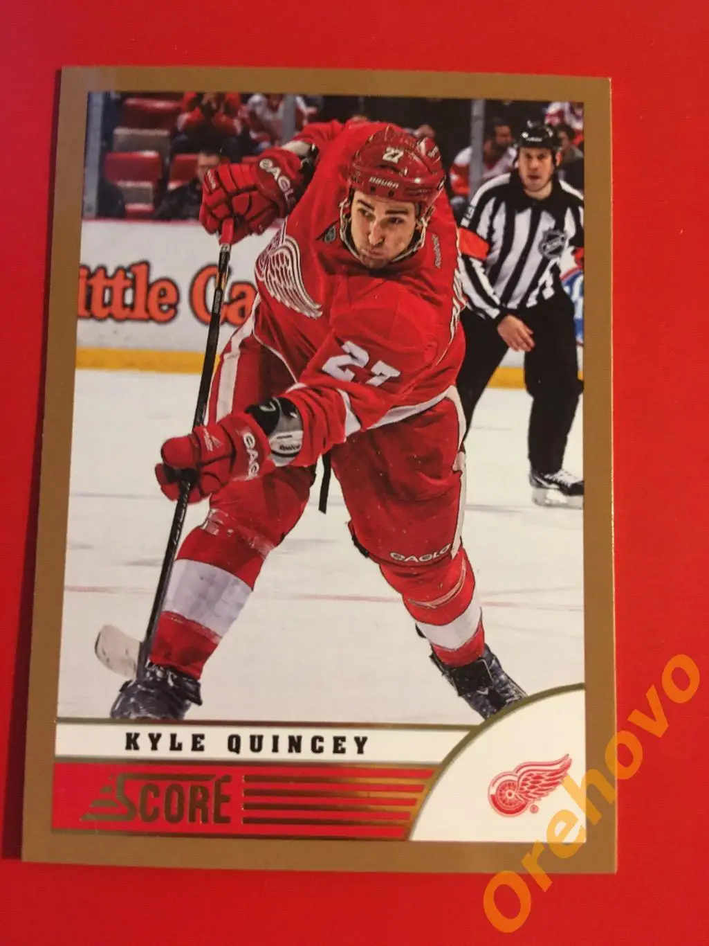 KYLE QUINCEY Детройт No. 174 gold 2013-14 Score Panini