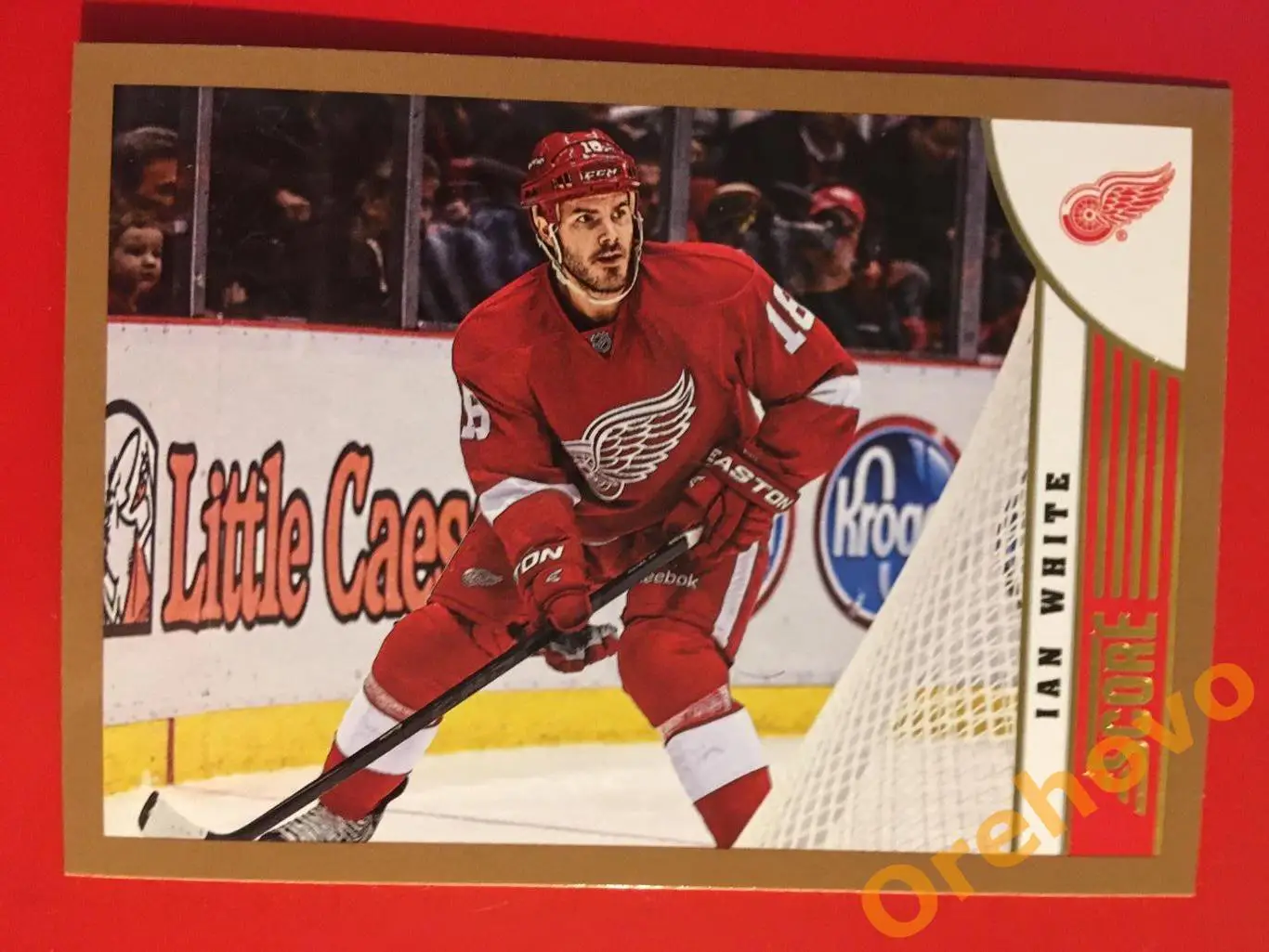IAN WHITE Детройт No. 175 gold 2013-14 Score Panini