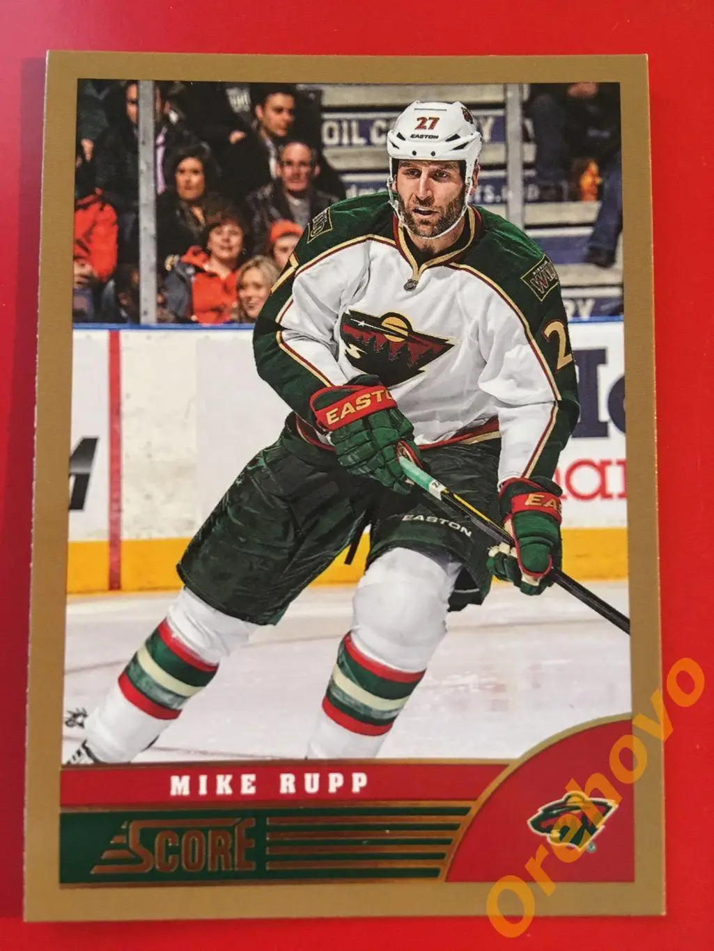 MIKE RUPP Миннесота No. 251 gold 2013-14 Score Panini