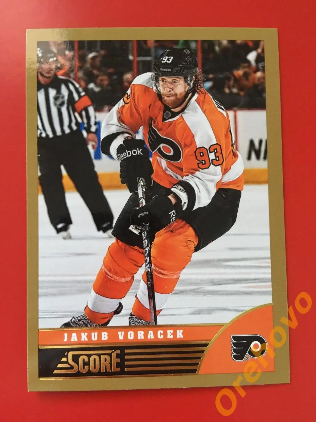 JAKUB VORACEK Филадельфия No. 374 gold 2013-14 Score Panini