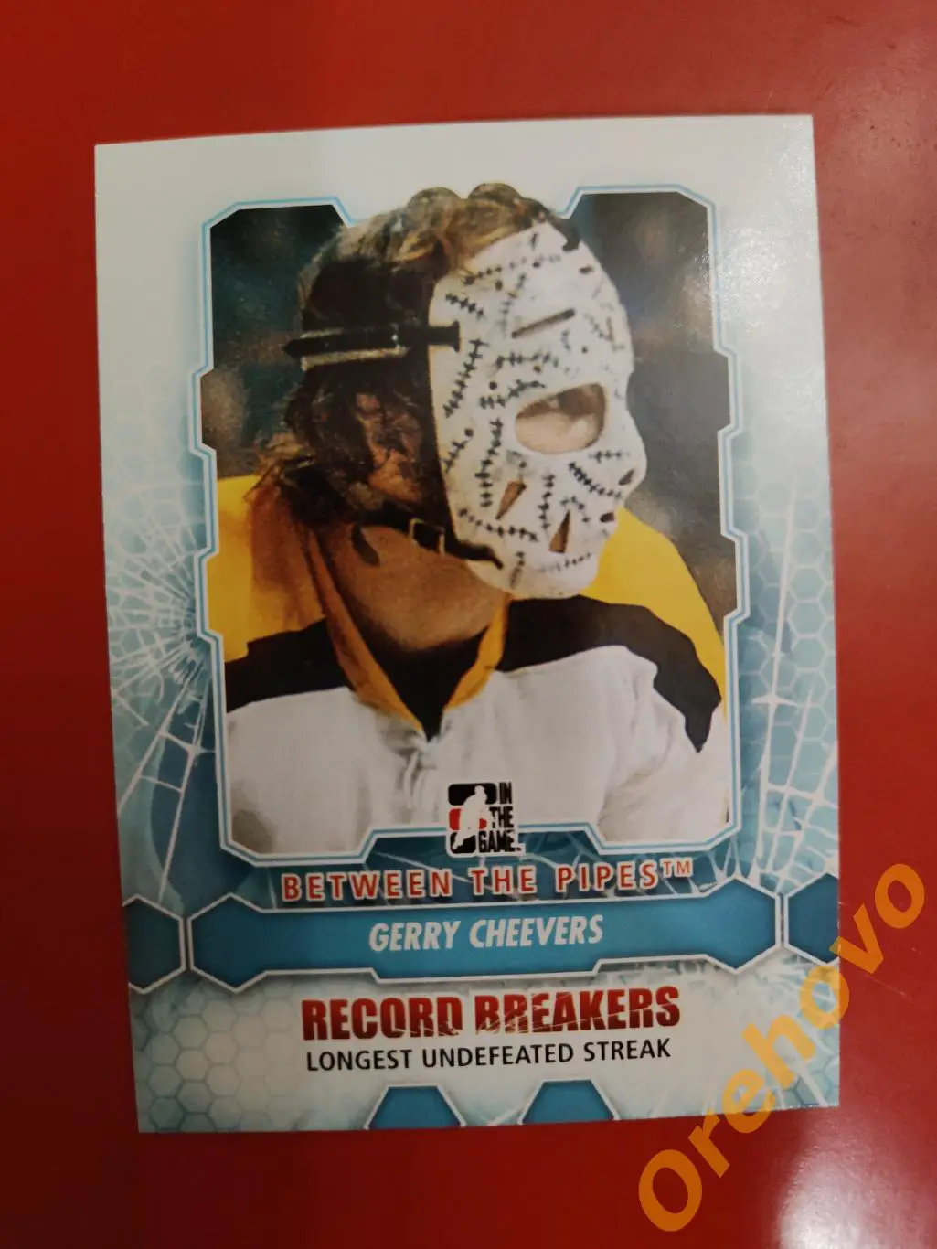 2012-2013 ITG Between the Pipes вратарь GERRY CHEEVERS No 186