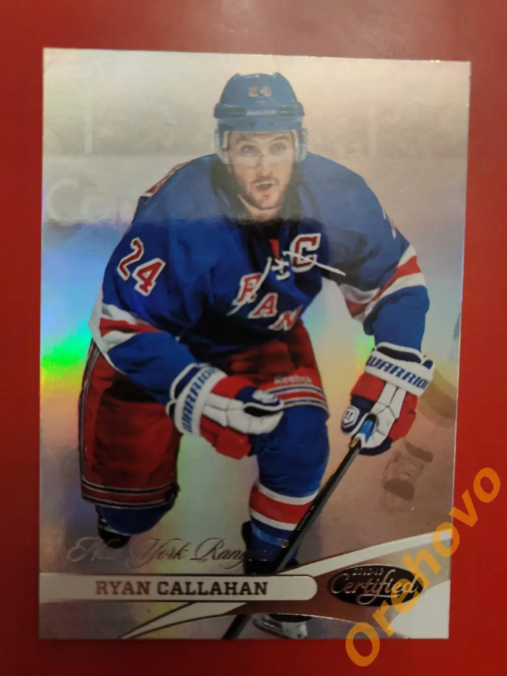 2012-2013 Panini Certified No 24 RYAN CALLAHAN Рейнджерс