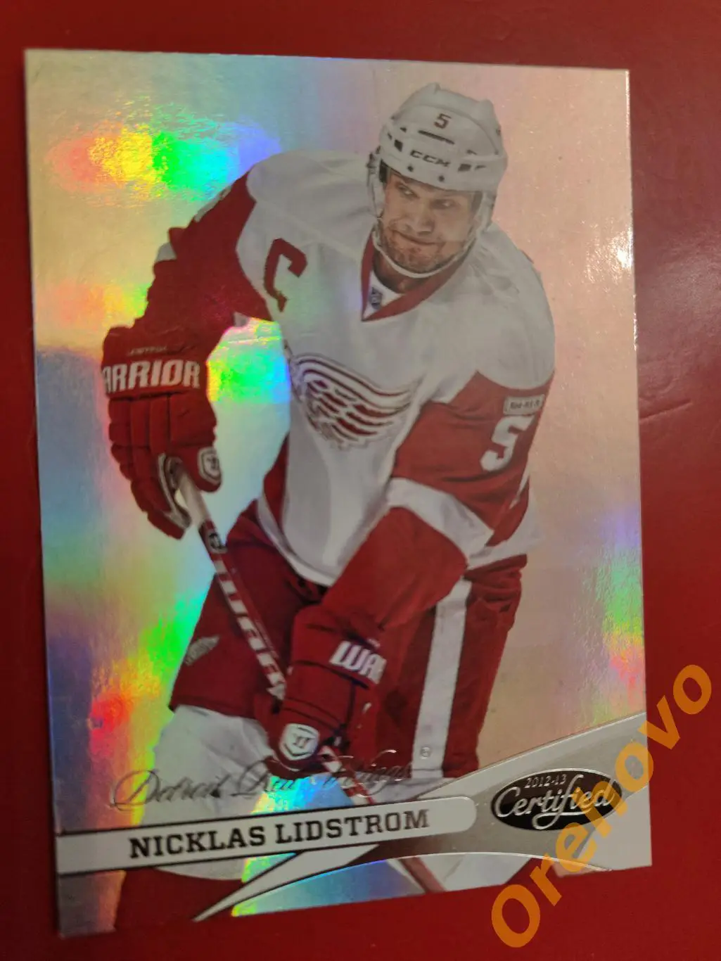2012-2013 Panini Certified No 5 NICOLAS LIDSTROM Детройт