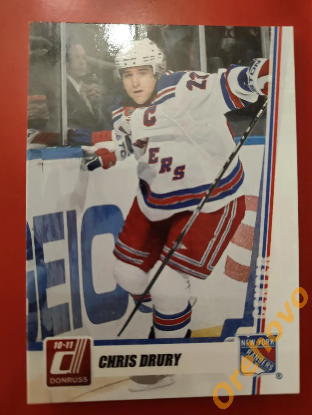 CHRIS DRURY No 173 Рейнджерс 2010 PANINI