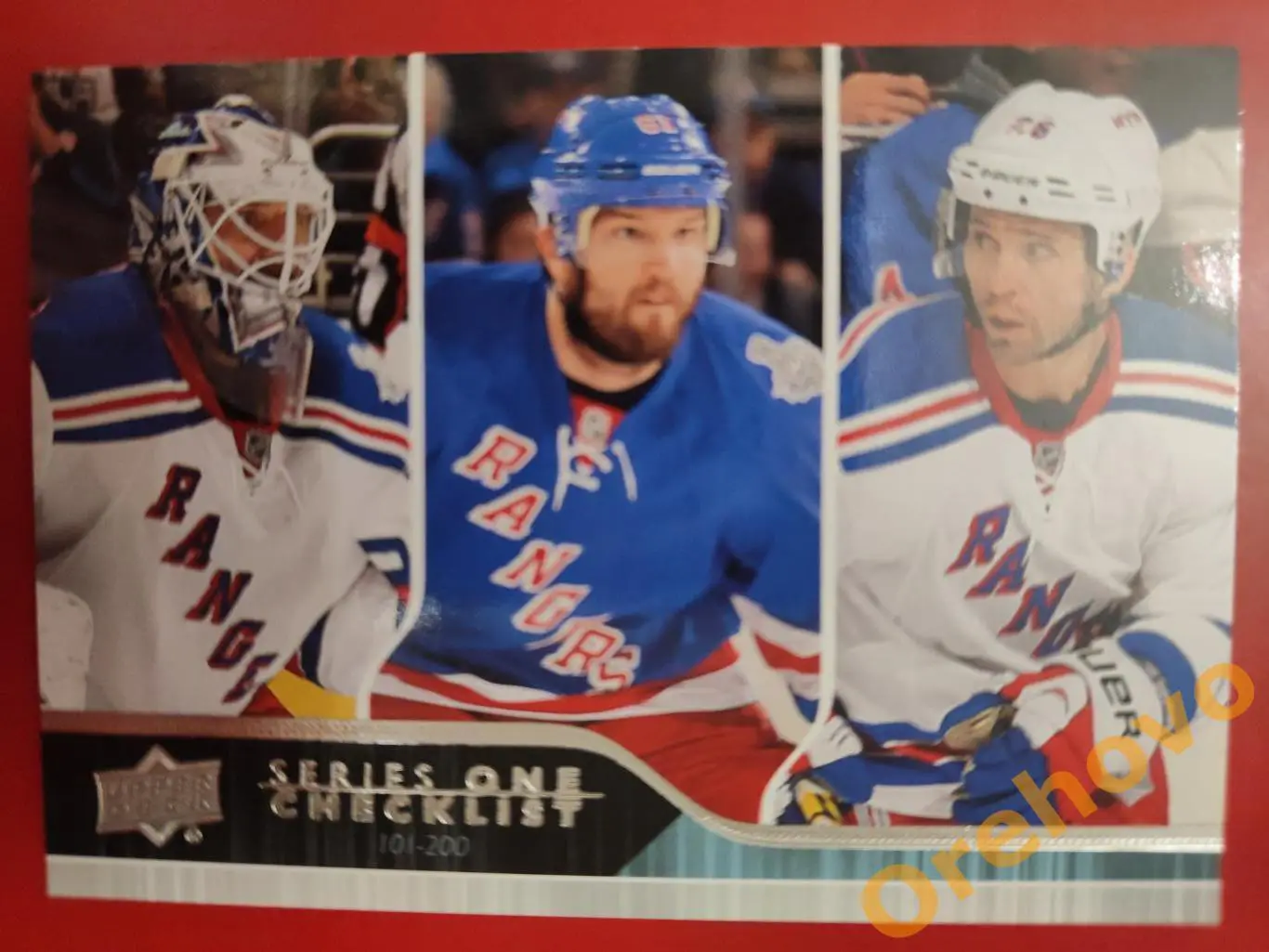 LUNDQVIST, ROCK NASH, MARTIN ST.LOUIS No 200 Рейнджерс 2014-15 UPPER DECK
