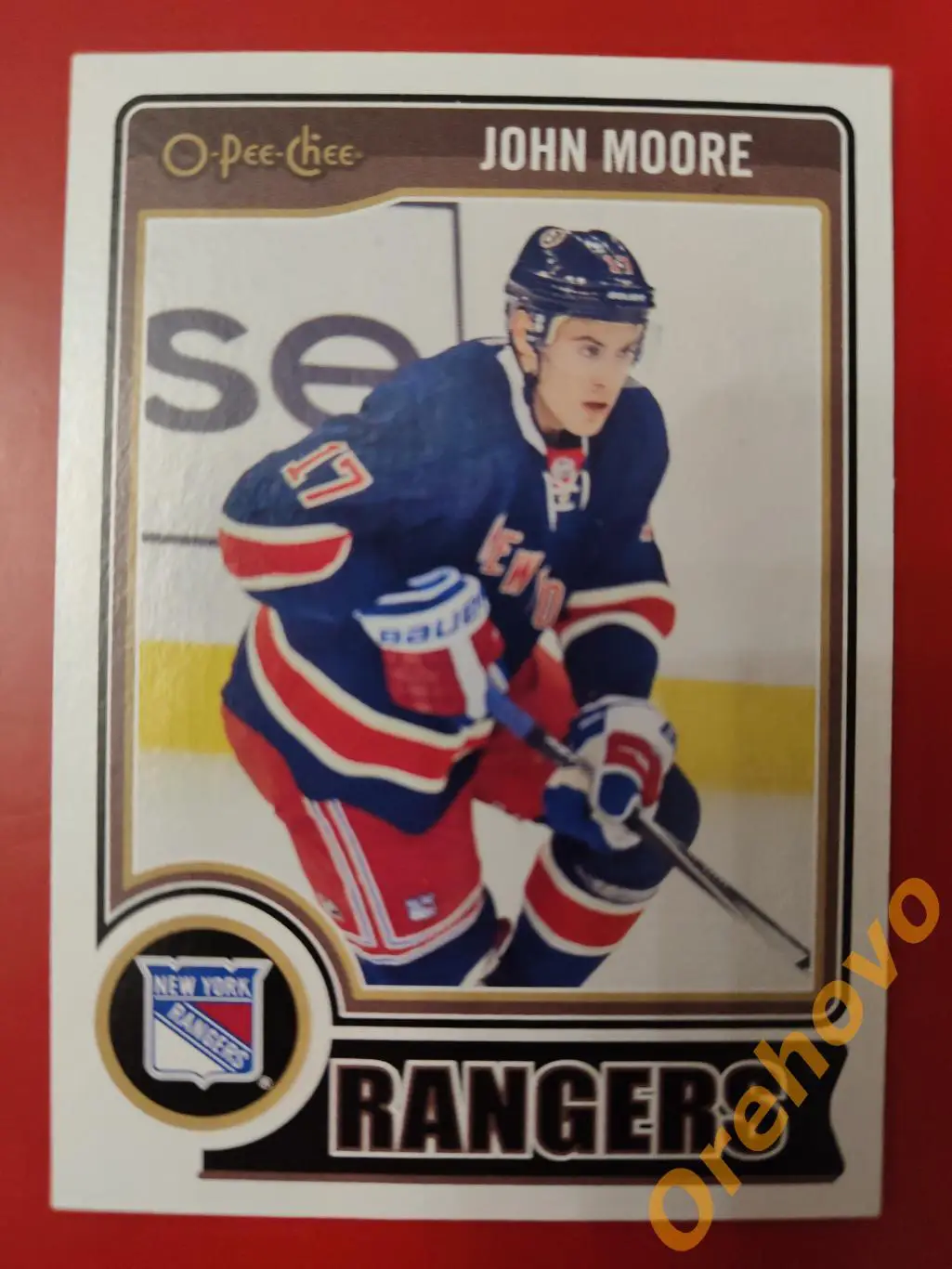 JOHN MOORE No 260 Рейнджерс 2014-2015 O-PEE-CHEE