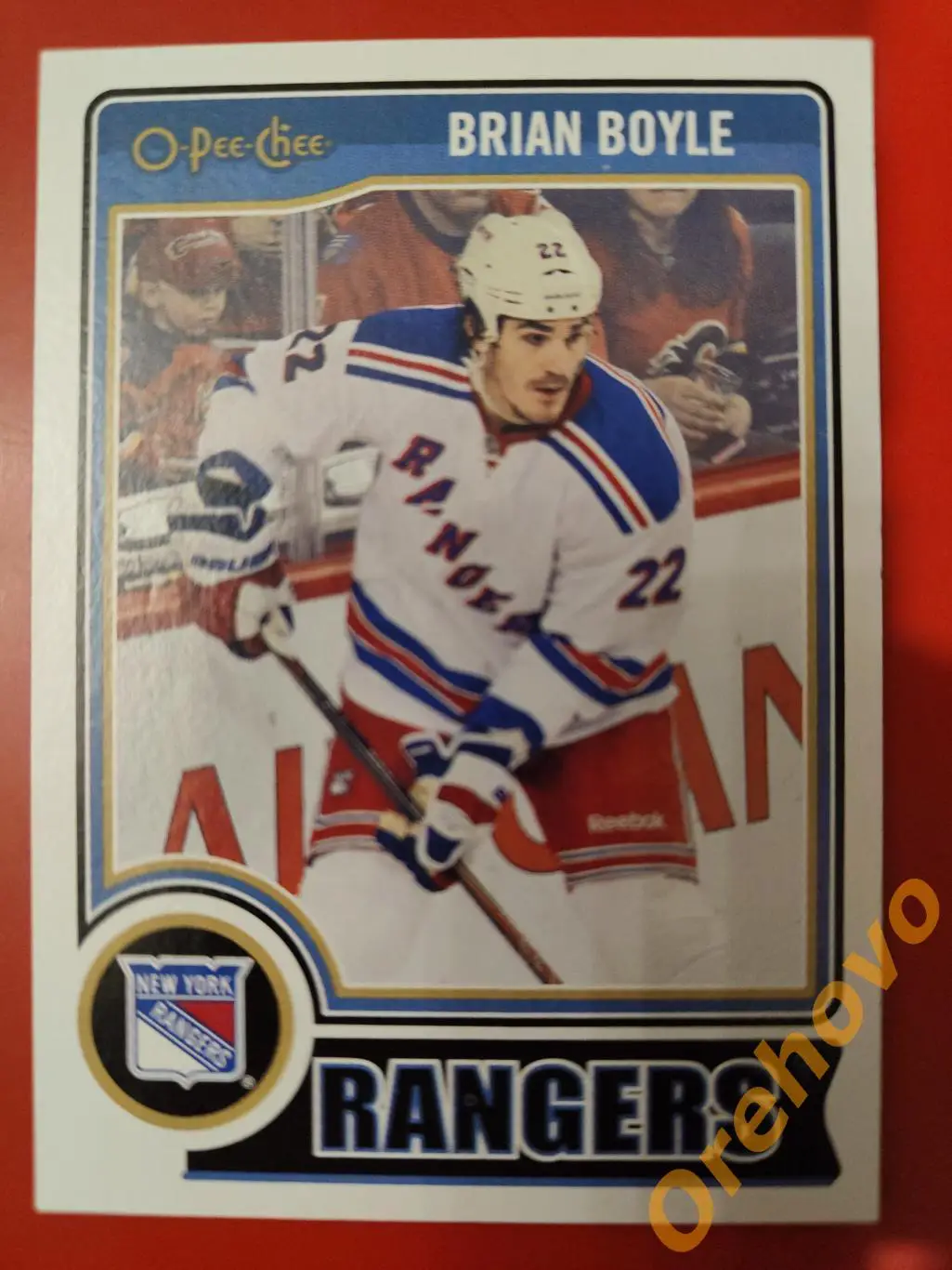 BRIAN BOYLE No 140 Рейнджерс 2014-15 O-PEE-CHEE