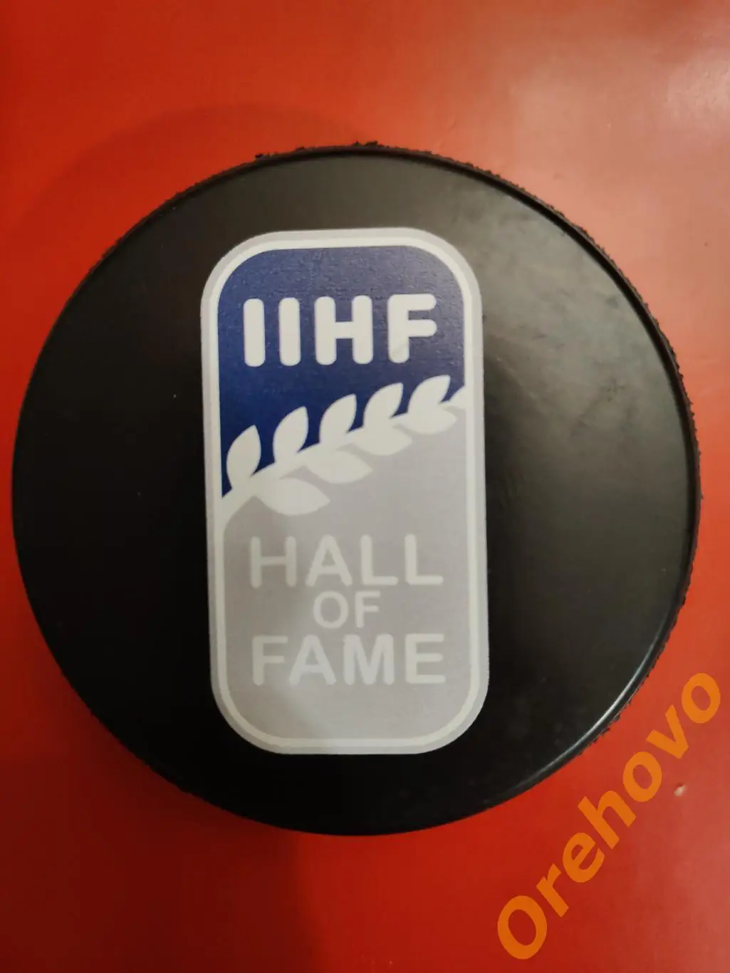Шайба ЗАЛ СЛАВЫ ИХФ церемония 29.05.2022. сувенир 1
