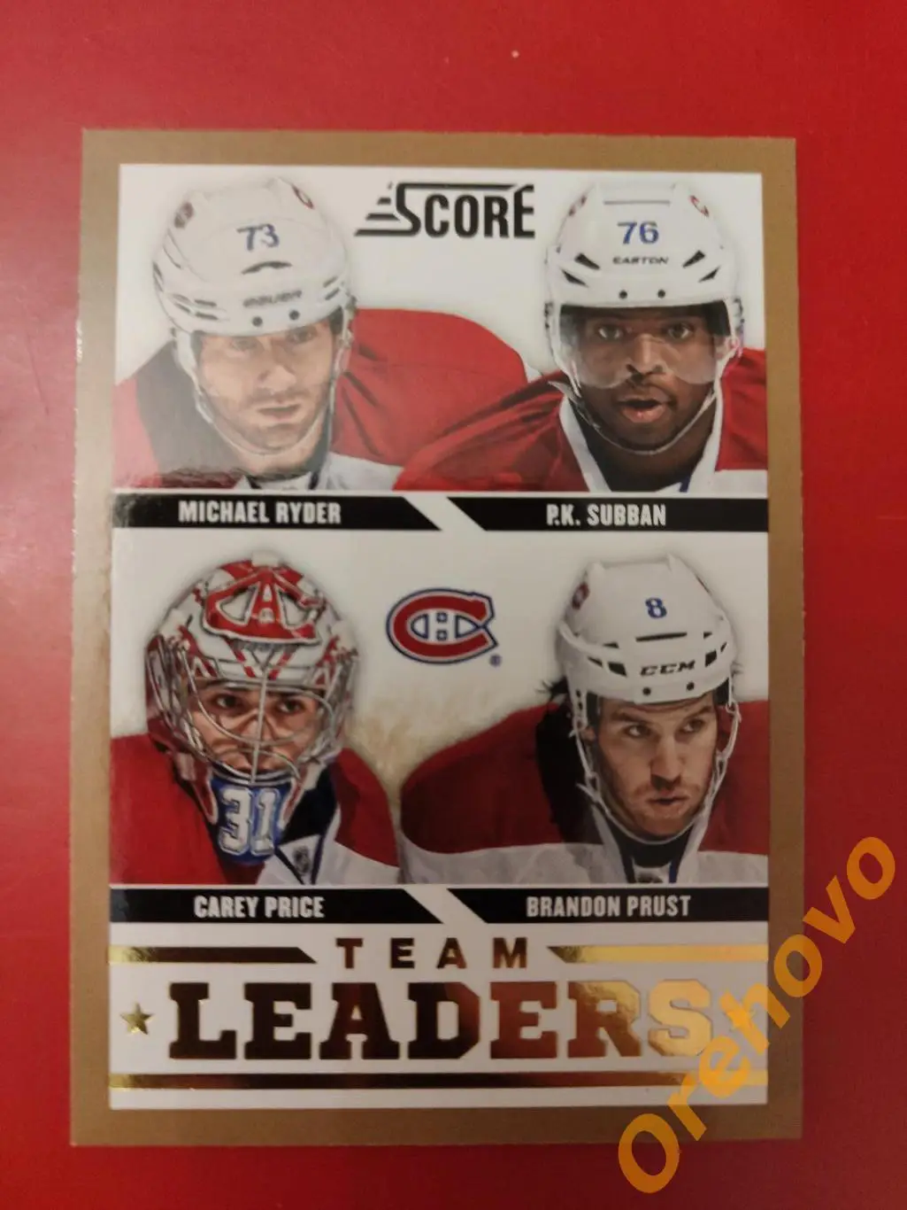 RYDER SUBBAN PRICE PRUST No 565 Монреаль 2013-14 panini