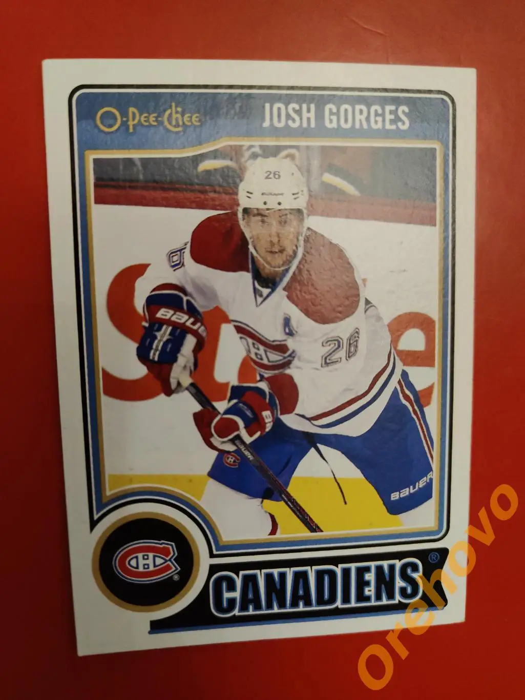 JOSH GORGES No 155 Монреаль 2014-15 O-Pee-Chee
