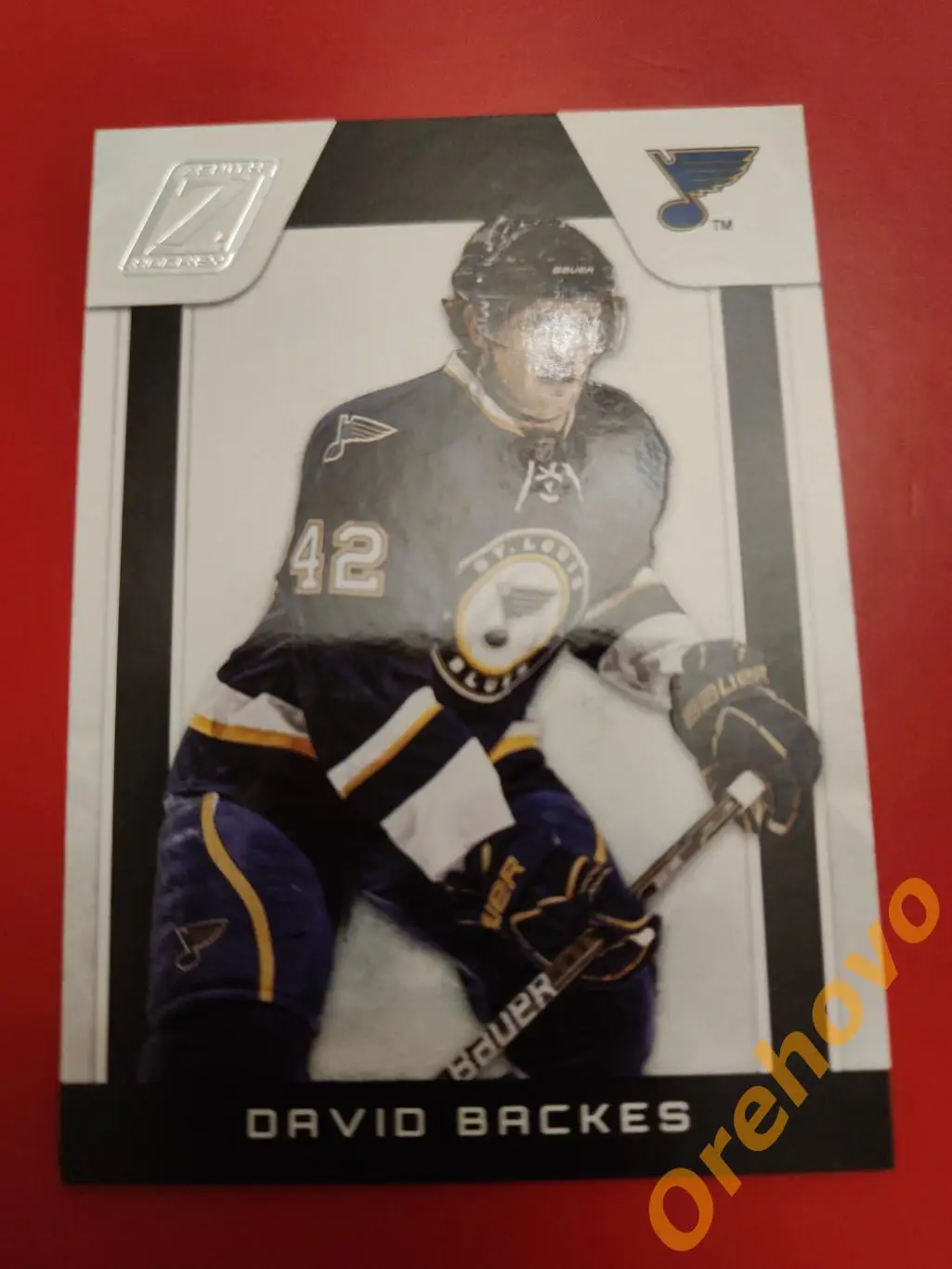 DAVID BACKED No 28 Сент-Луис 2011 panini