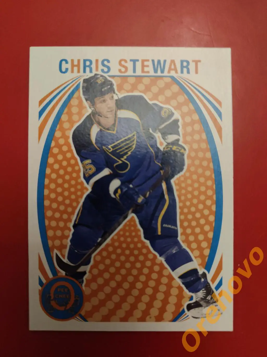 CHRIS STEWART No 493 Сент-Луис 2013-14 O-Pee-Chee
