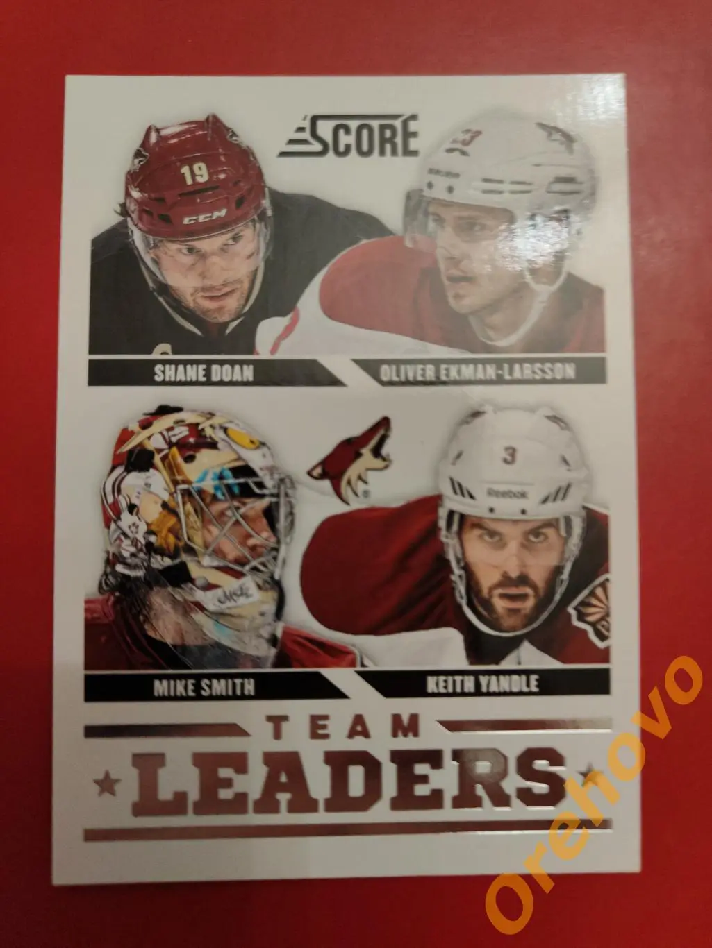 DOAN SMITH YANDLE EKMAN-LARSSON No 572 Аризона 2013-14 Score Panini