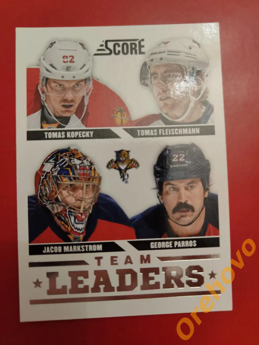 KOPECKY FLEISCHMANN PARROS MARKSTROM No 562 Флорида 2013-14 Score Panini