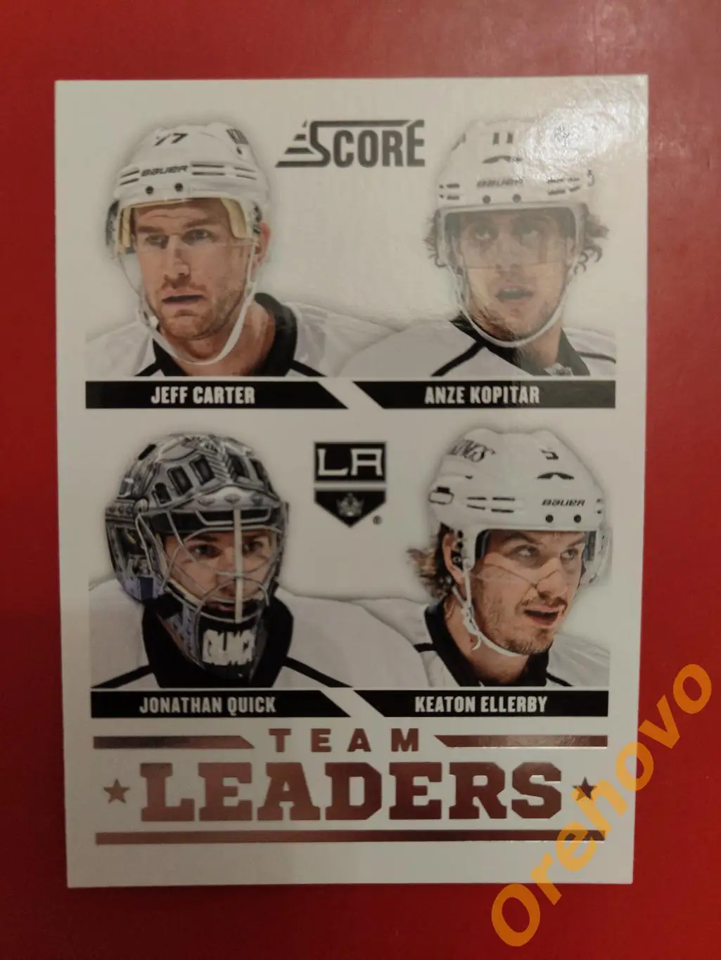CARTER QUICK ELLERBY KOPITAR No 563 Лос-Анджелес 2013-14 Score Panini