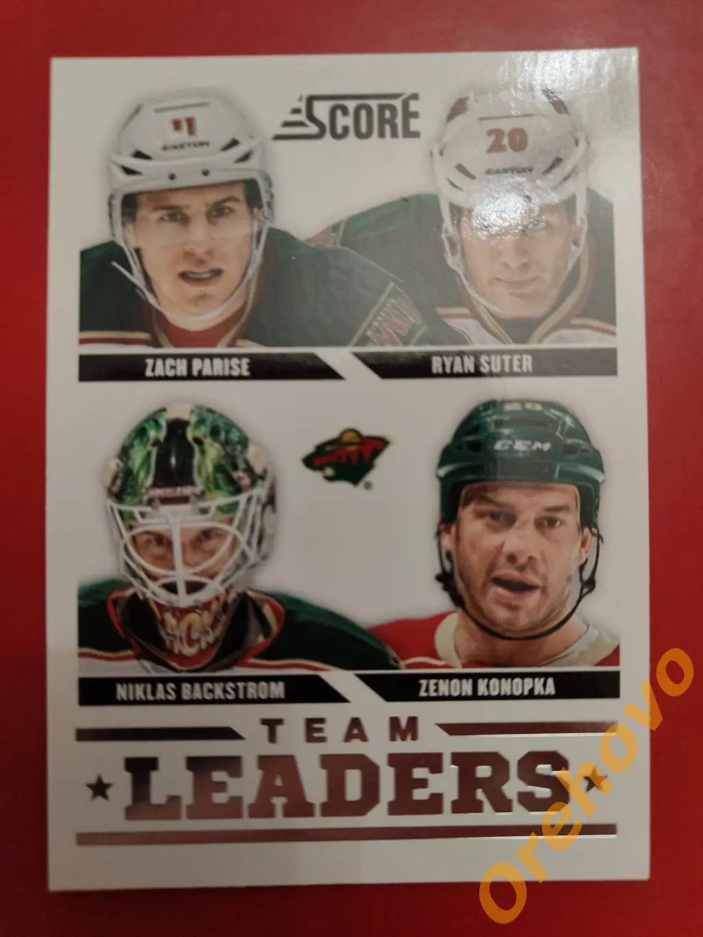 PARISE SUTER KONOPKA BACKSTROM No 564 Миннесота 2013-14 Score Panini