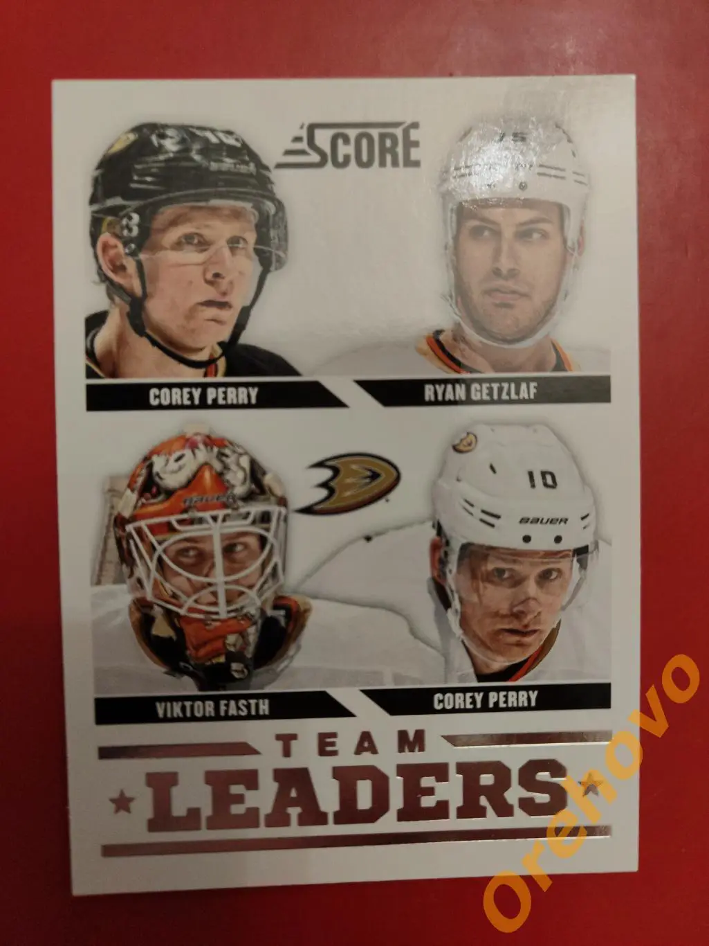 PERRY GETZLAF PERRY FASTH No 551 Анахайм 2013-14 Score Panini