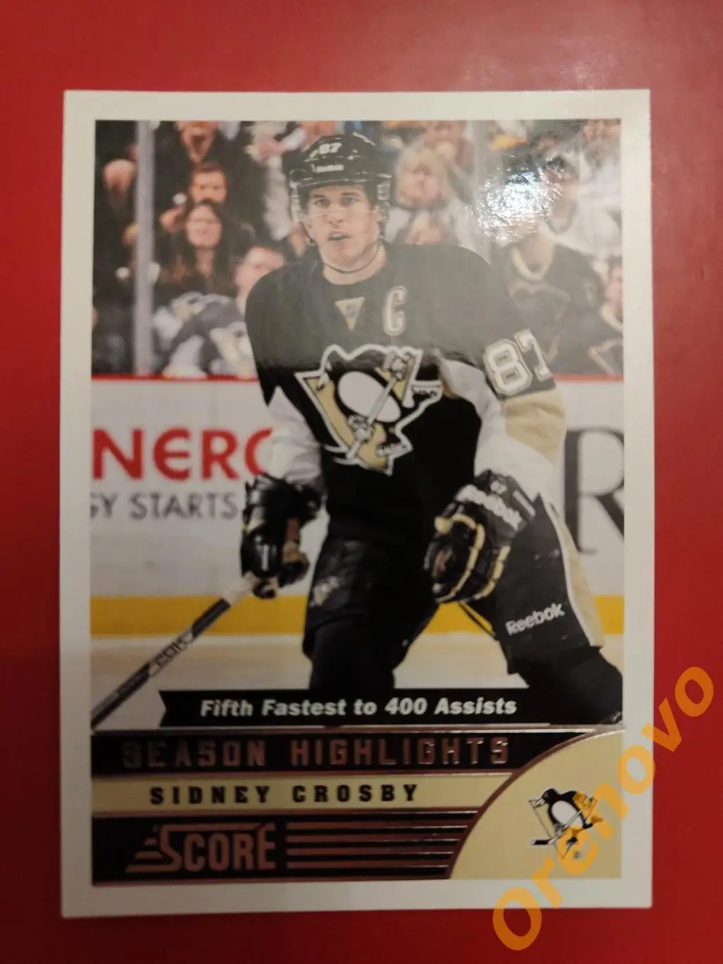 SIDNEY CROSBY No 589 Питсбург 2013-14 Score Panini