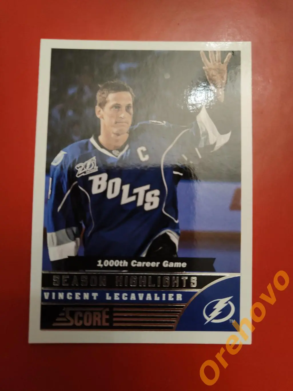 VINCENT LECAVALIER No 584 Тампа-Бэй 2013-14 Score Panini