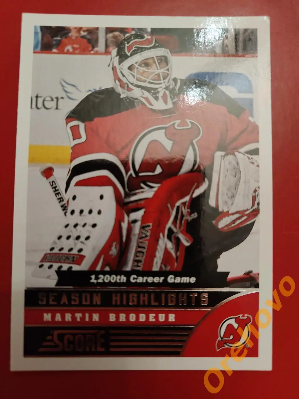 MARTIN BRODEUR No 588 Нью Джерси 2013-14 Score Panini