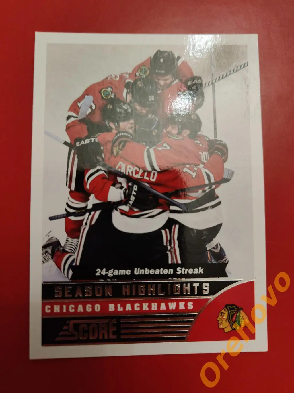 CHICAGO BLACKHAWKS SEASON HIGHLIGHTS No 582 Чикаго 2013-14 Score Panini