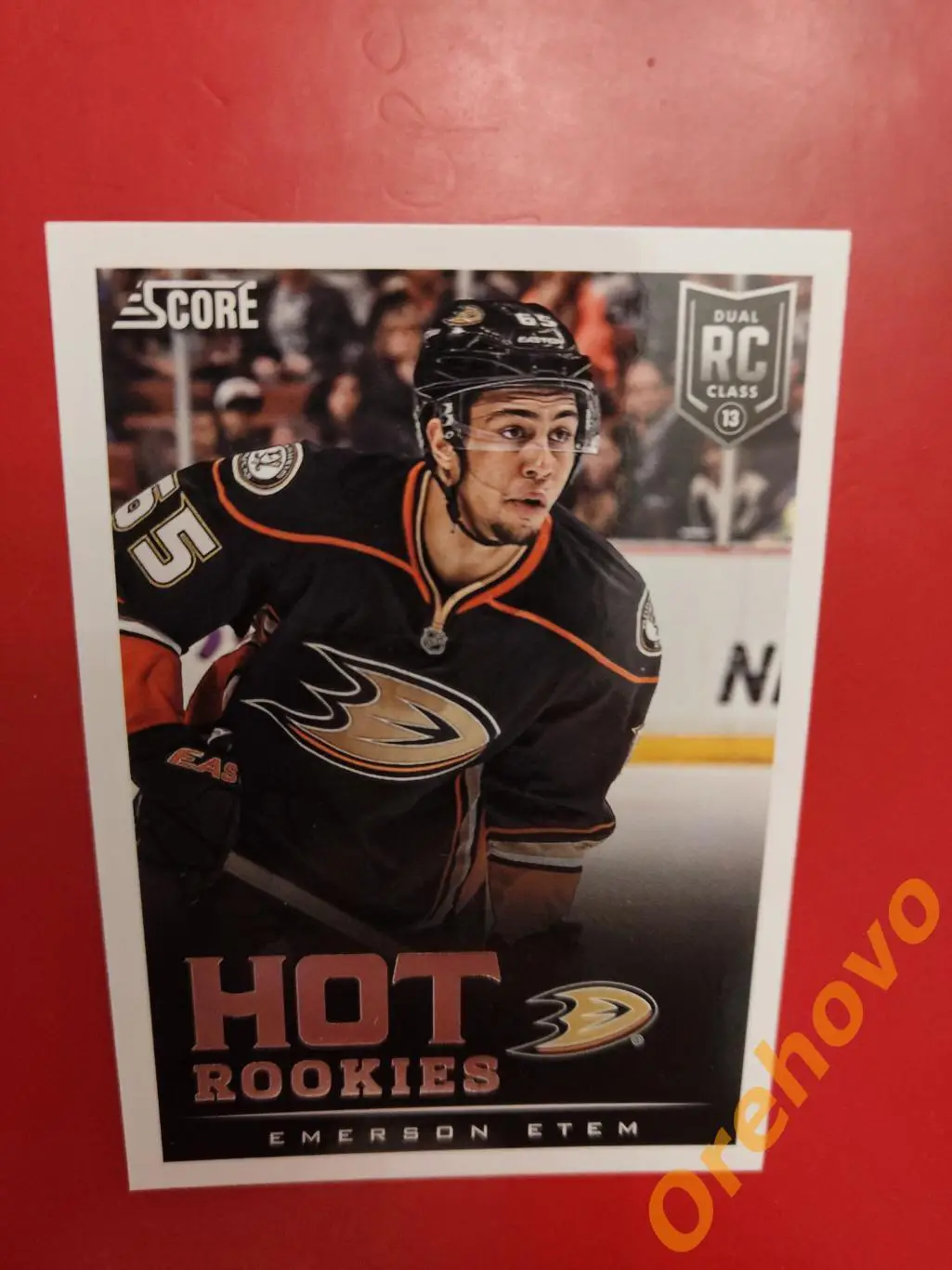 EMERSON ITEM новичок No 639 Анахайм 2013-14 Score Panini