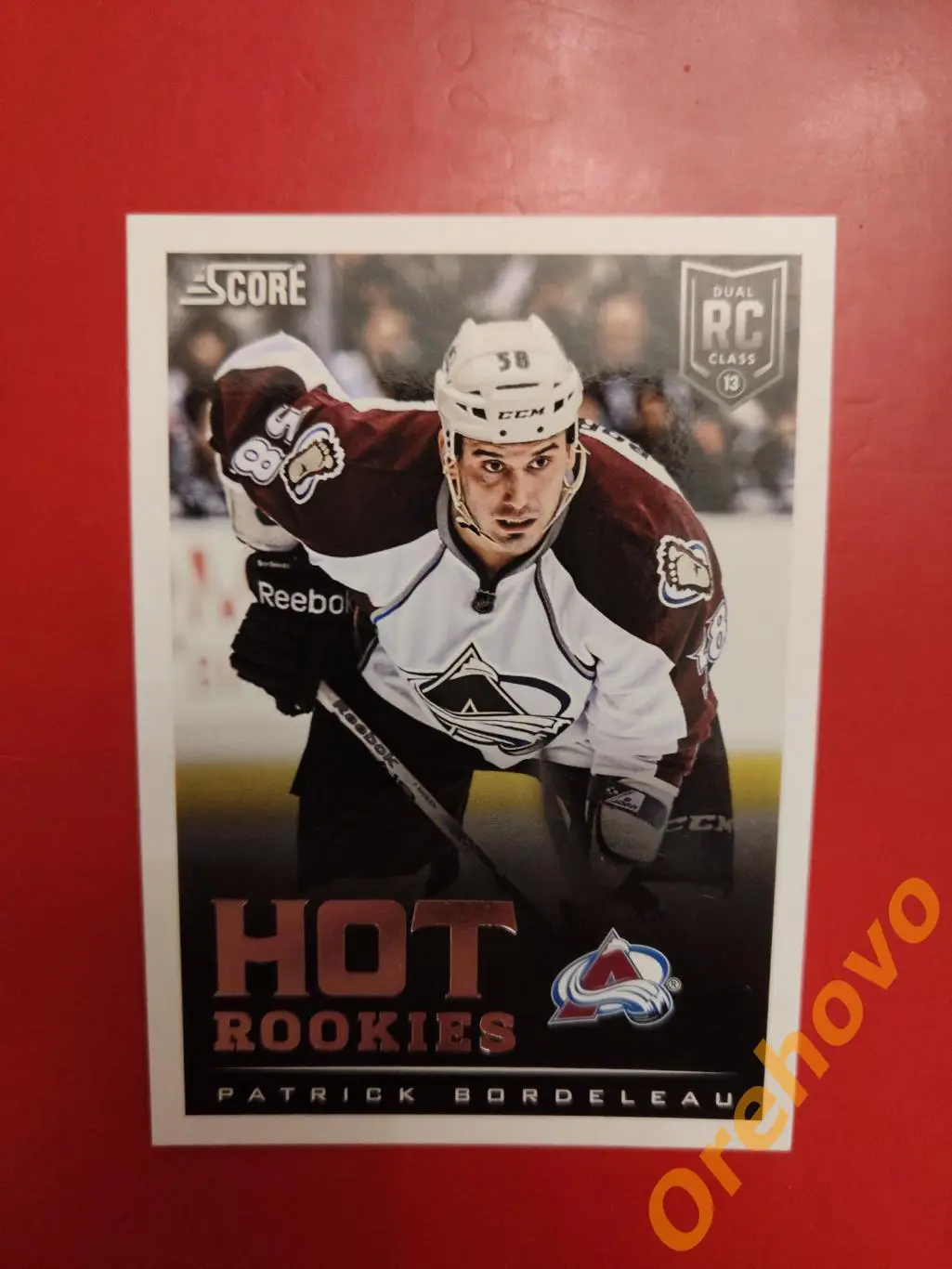 PATRICK BORDELEAU новичок No 620 Колорадо 2013-14 Score Panini.