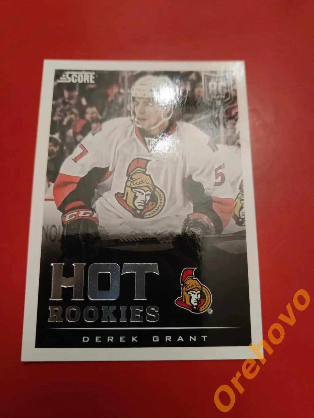 DEREK GRANT новичок No 694 Оттава 2013-14 Score Panini.