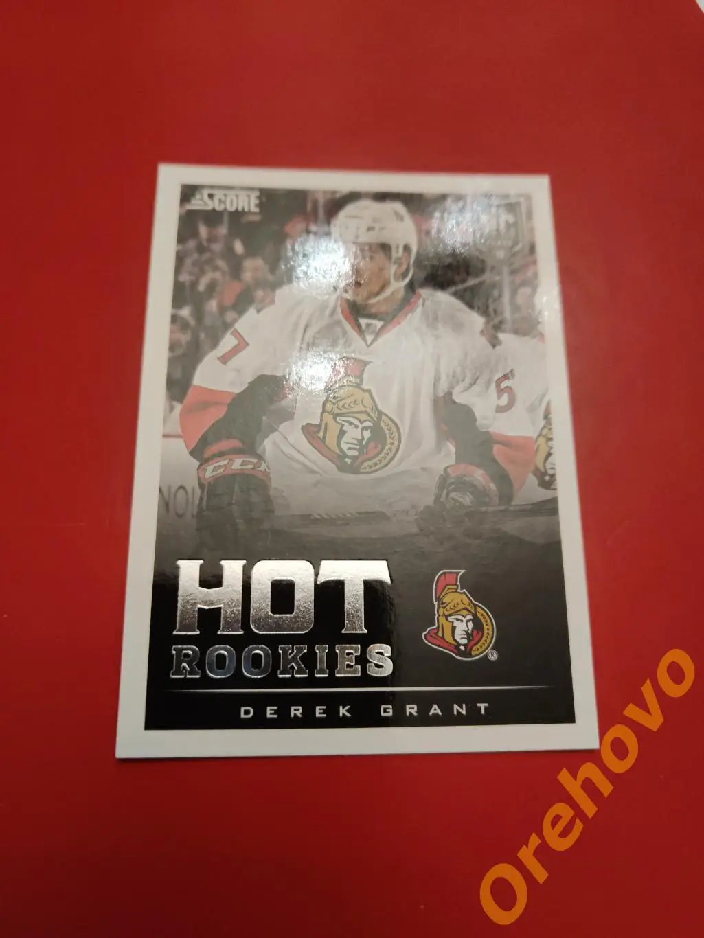 DEREK GRANT новичок No 694 Оттава 2013-14 Score Panini.