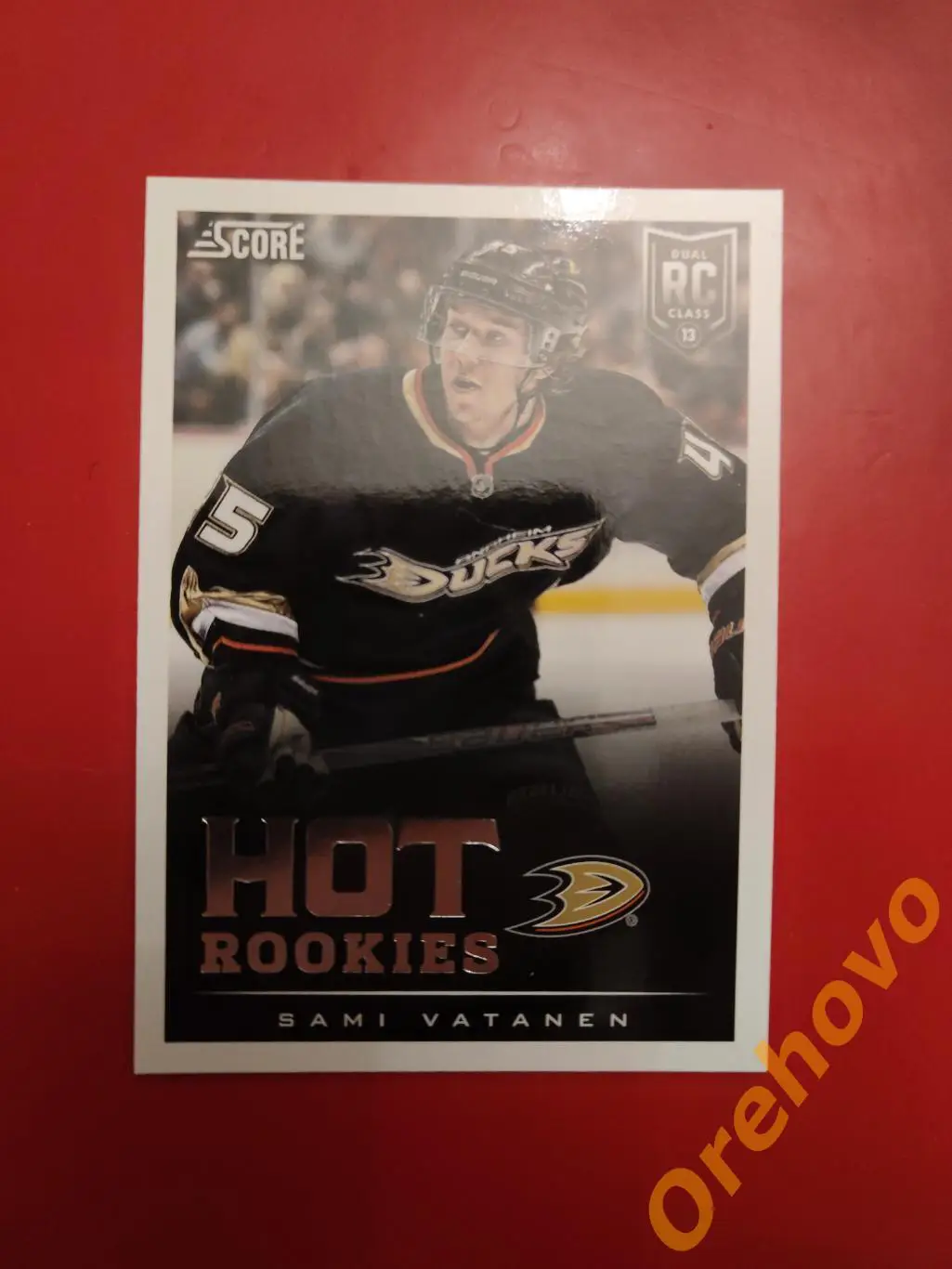 SAMI VATANEN новичок No 615 Анахайм 2013-14 Score Panini