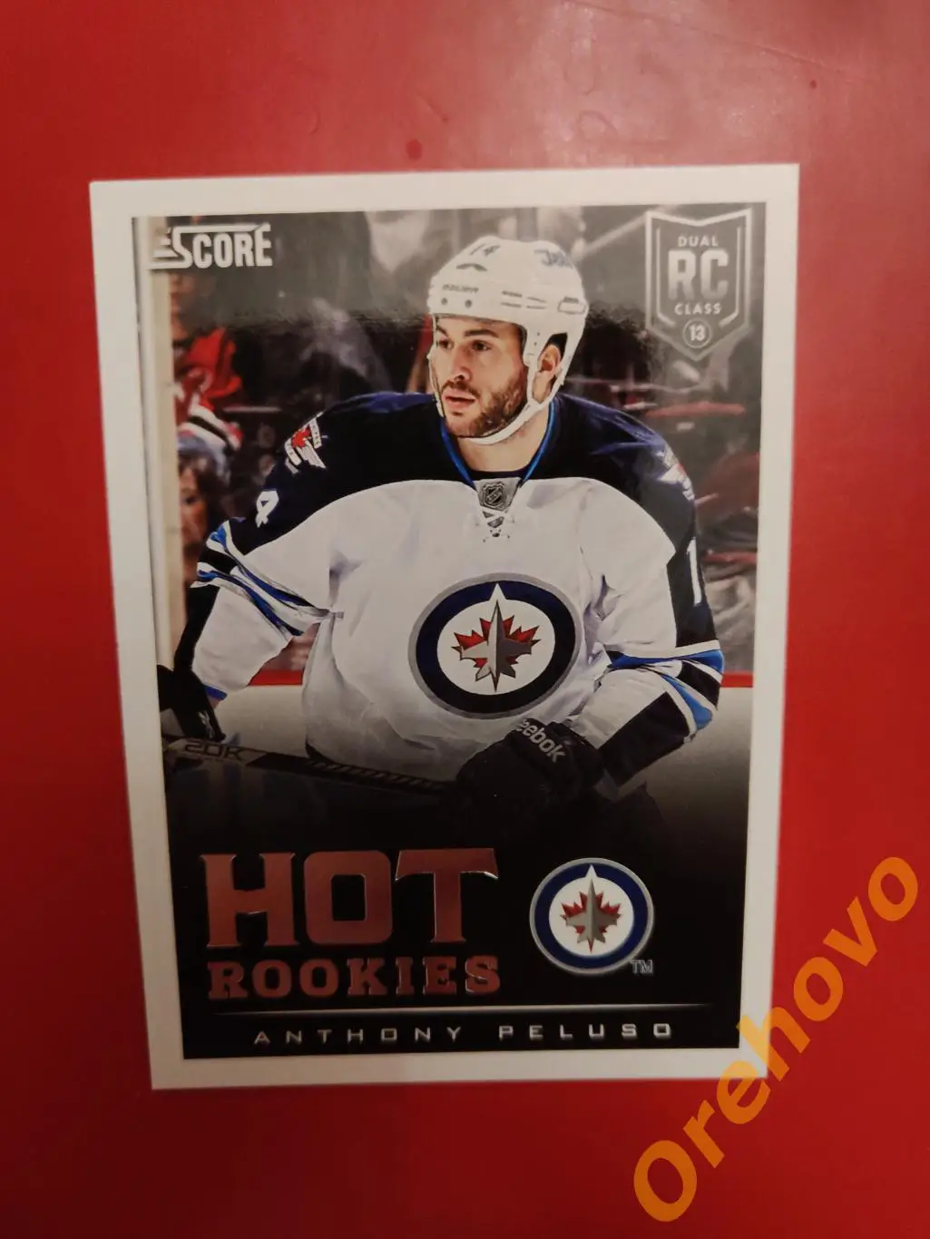 ANTHONY PELUSO новичок No 602 Виннипег 2013-14 Score Panini.